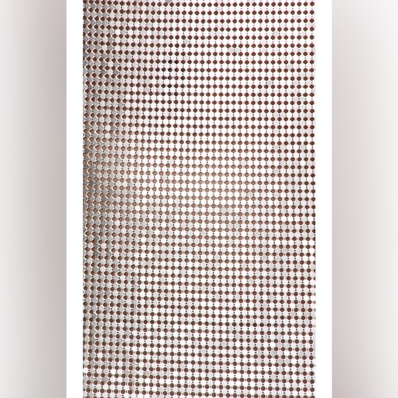 NWT Lovers & Friends X Anja Dujaković Oleema Maxi Dress Disco Silver chain y2k - Picture 4 of 9